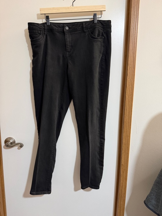 Vera Wang Denim - Simply Vera Black Stretch Skinny Pants